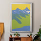 Bright Glacial Lake II - Modern Framed Canvas Print