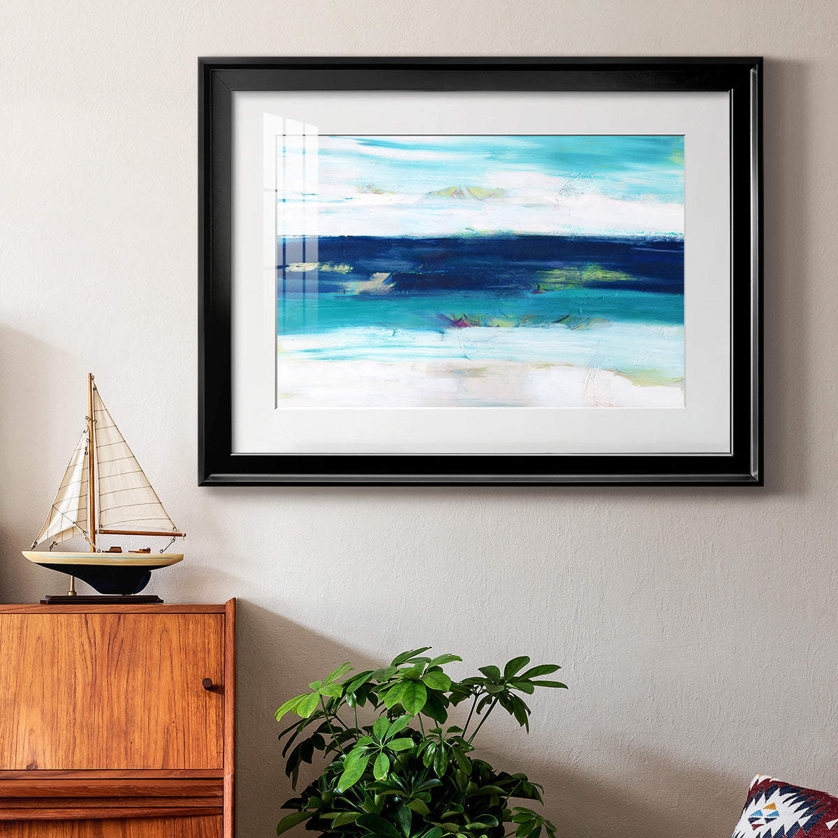 Above Us Only Sky - Modern Framed Art Print