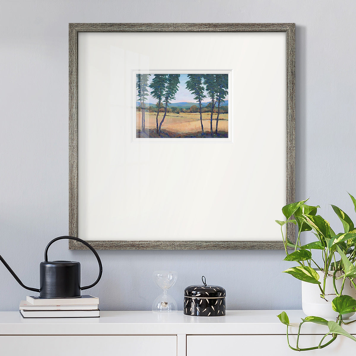 Still Morning II - Double Matboard Framed Print