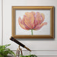 Single Pink Bloom I Premium Framed Canvas- Ready to Hang