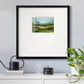 Emerald View III Premium Framed Print Double Matboard