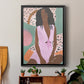 Curly Lady III - Modern Framed Canvas Print