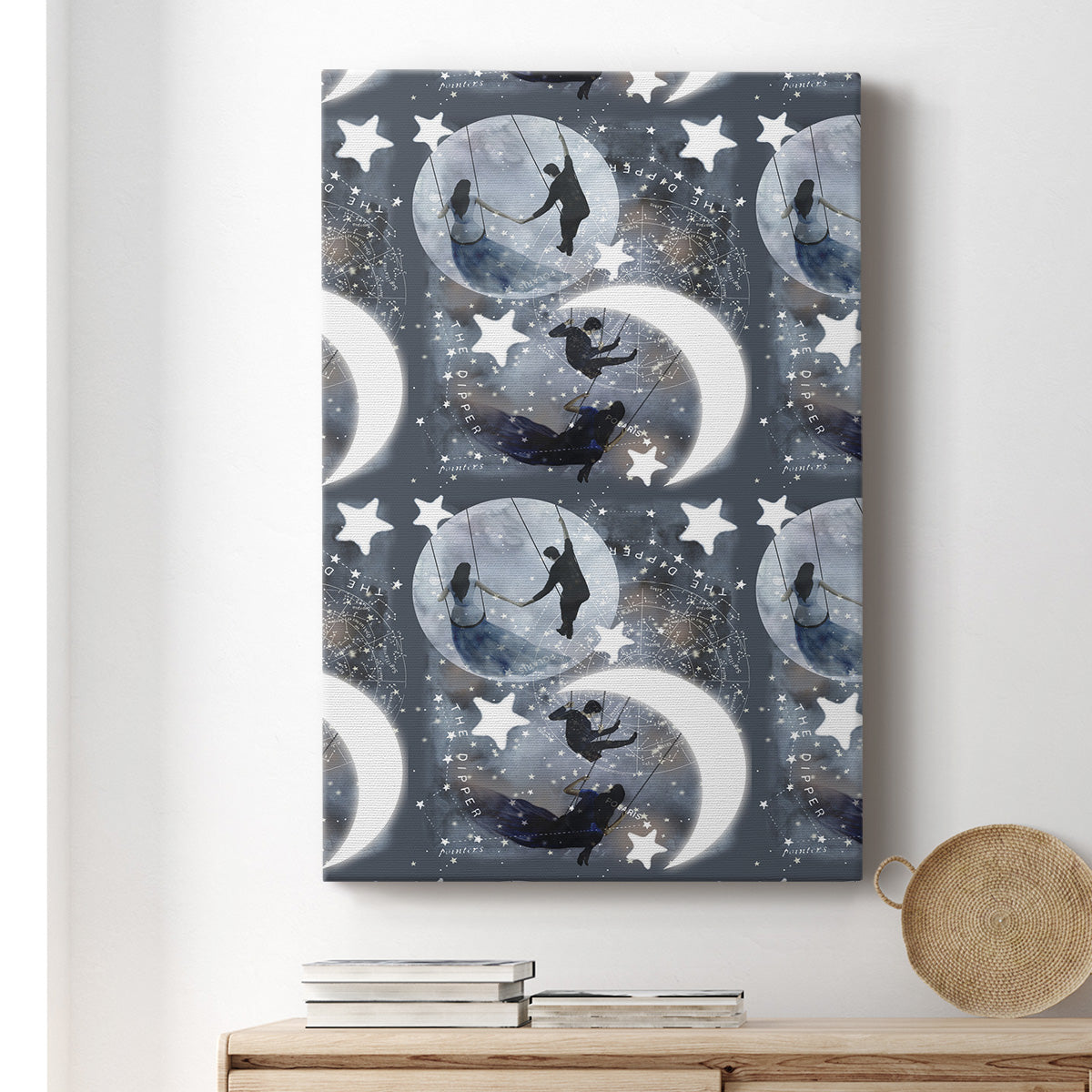 Celestial Love Collection E Premium Gallery Wrapped Canvas - Ready to Hang