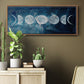 Moon Phases - Floater Framed Canvas Print