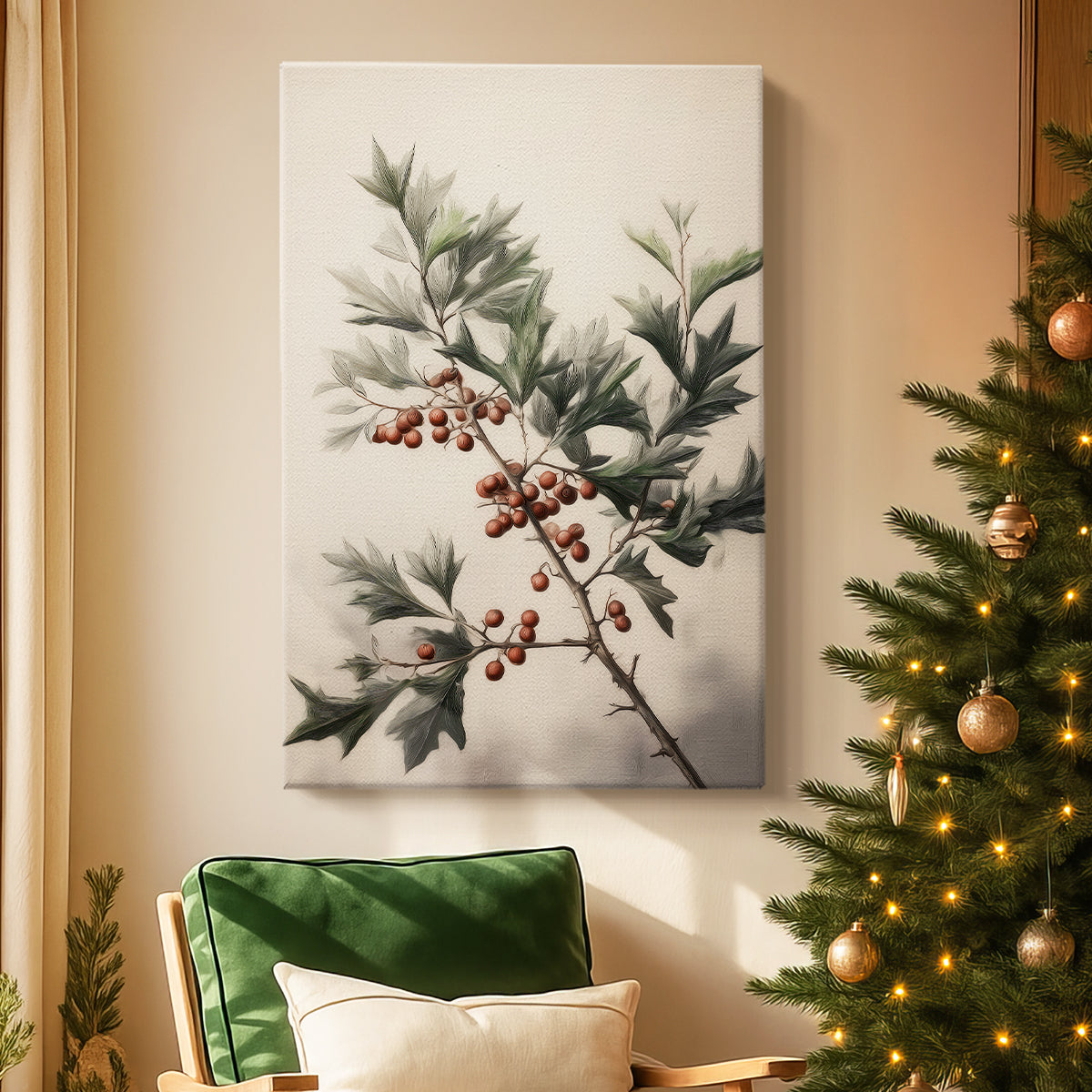 Gilded Serenade of Twilight - Canvas Art Print