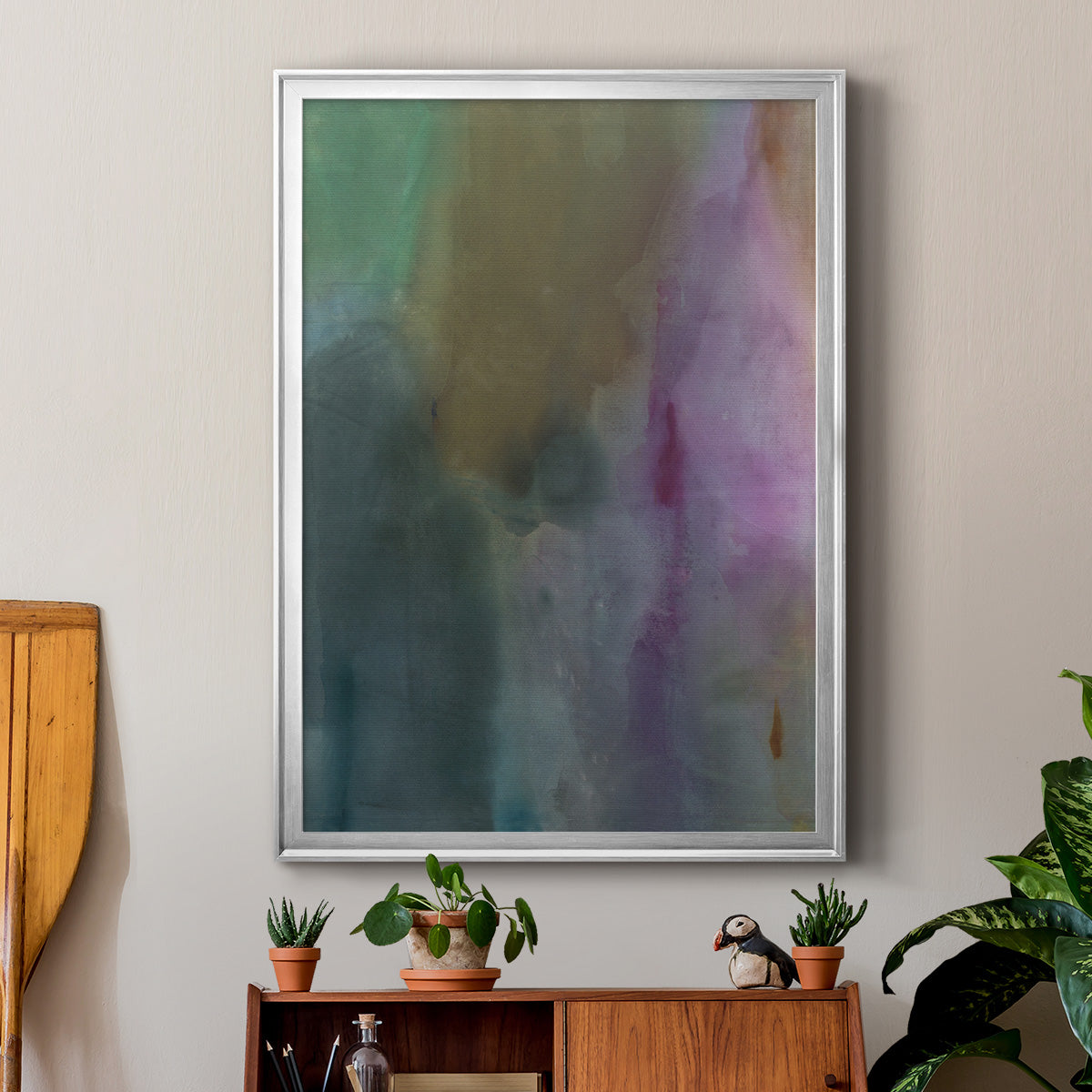 Simple Yet Affecting - Modern Framed Canvas Print