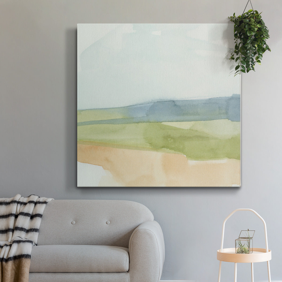 Pastel Slopes I - Canvas Art Print