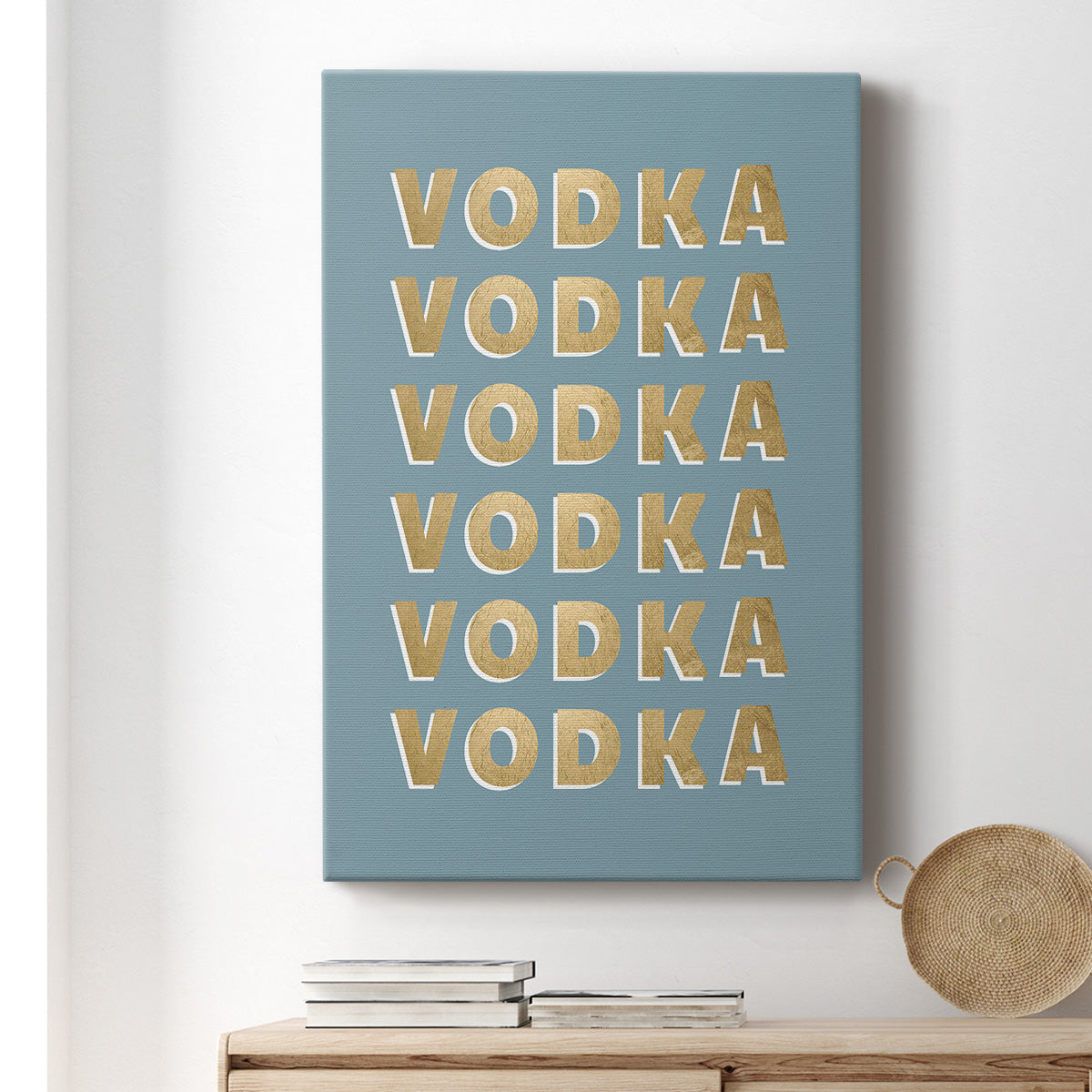 Vodka Premium Gallery Wrapped Canvas - Ready to Hang