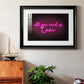 Neon Love I - Modern Framed Art Print