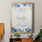 Grateful, Thankful, Blessed - Modern Framed Canvas Print