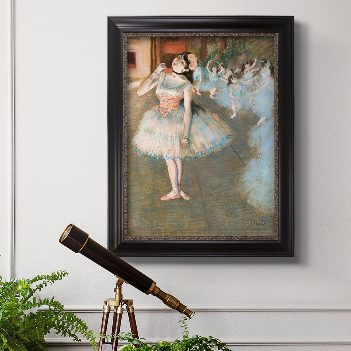 The Star - Ornate Framed Canvas Print