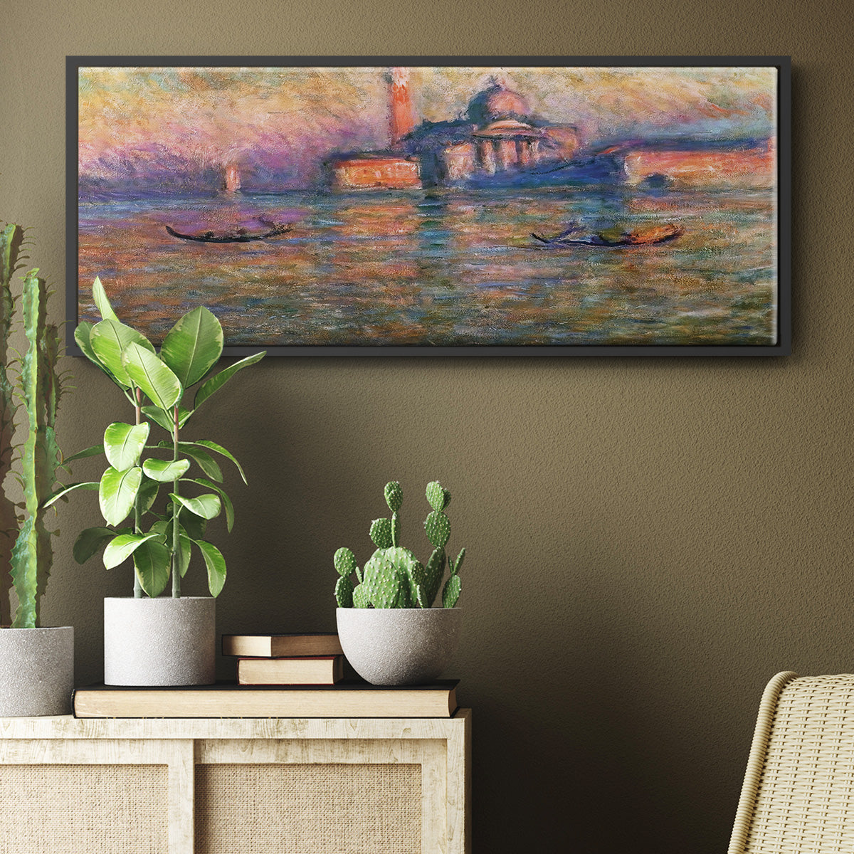 San Giorgio Maggiore, 1908 - Floater Framed Canvas Print