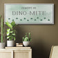Dinomite - Floater Framed Canvas Print