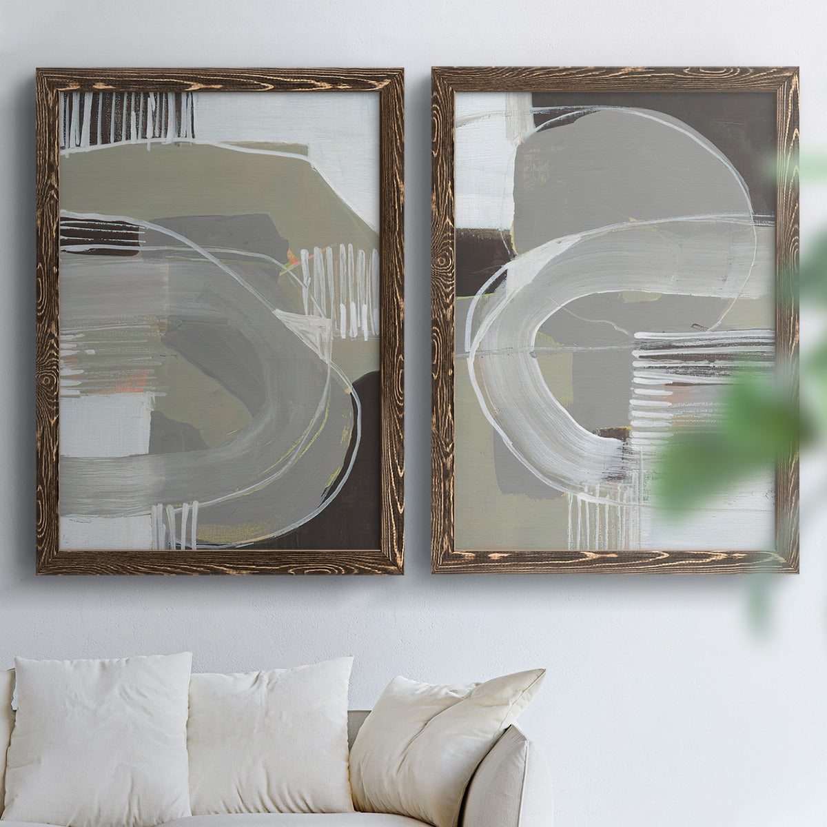 Arching Neutrals I - Premium Framed Canvas - Ready to Hang