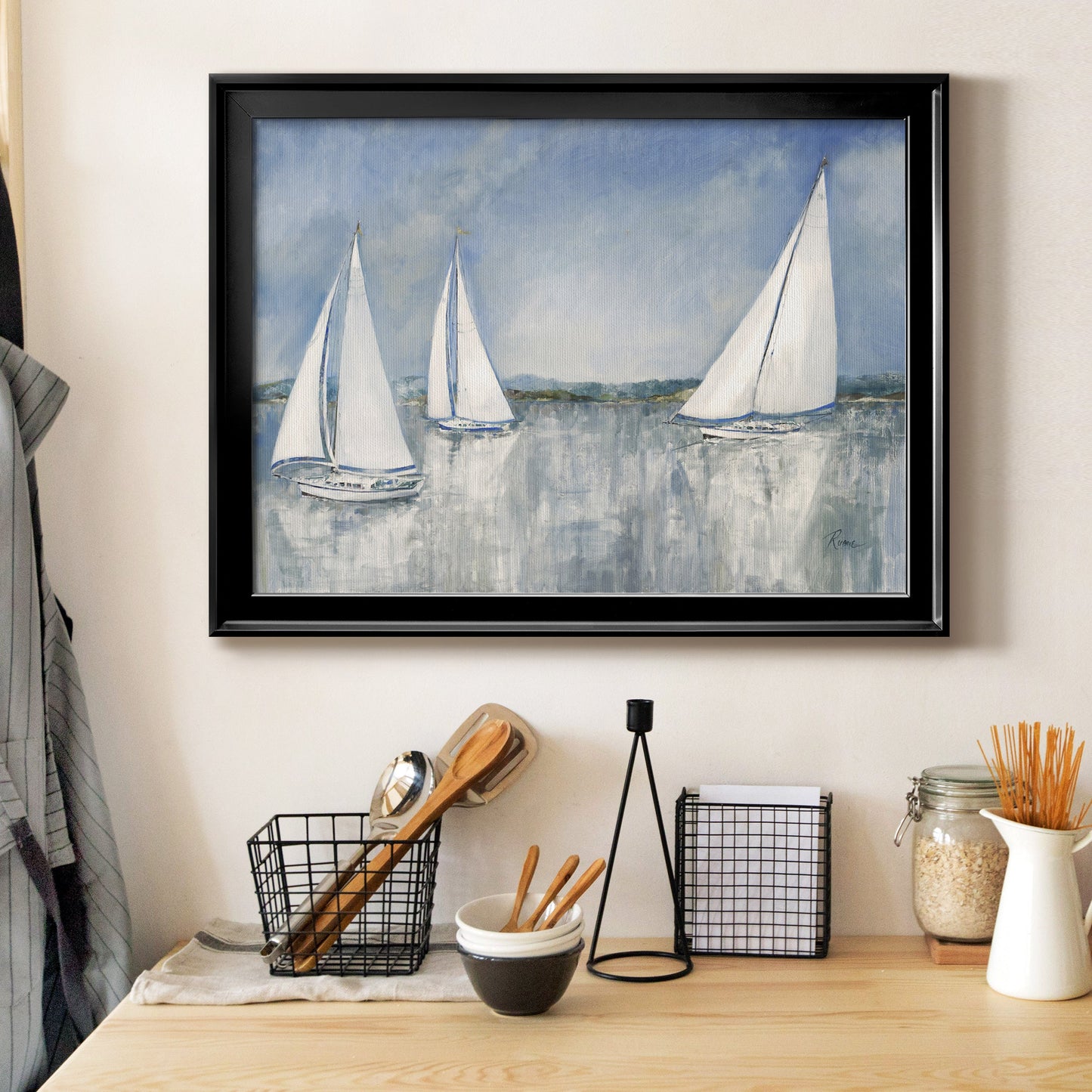 Catching the Breeze Premium Classic Framed Canvas - Ready to Hang