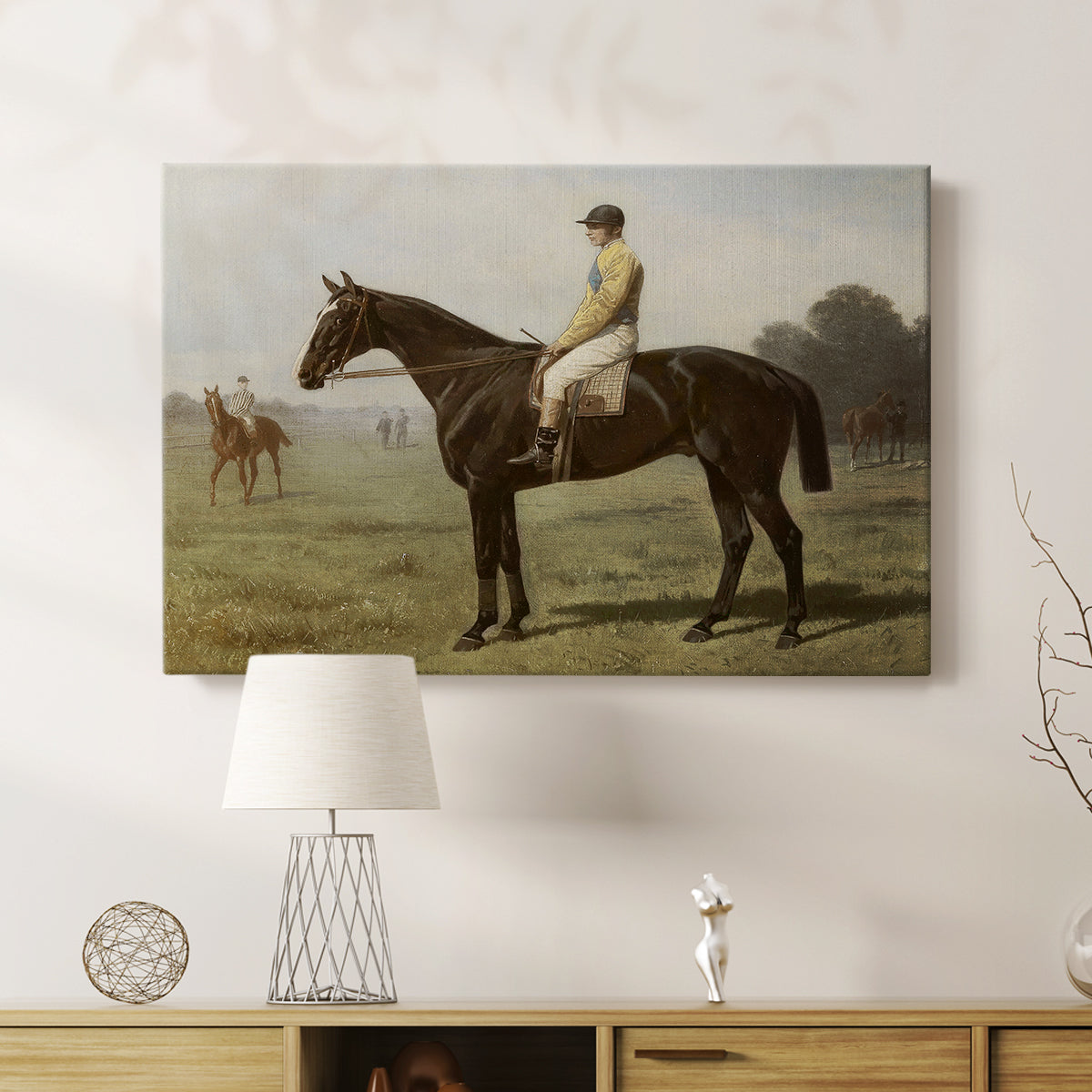 Vintage Jockey XXXVII - Canvas Art Print