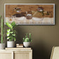 Snowballs - Floater Framed Canvas Print