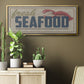 Shoreline Signs I - Floater Framed Canvas Print