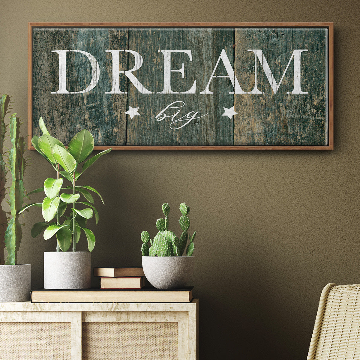 Dream Big - Floater Framed Canvas Print