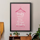 Beauty in Pink - Modern Framed Canvas Print