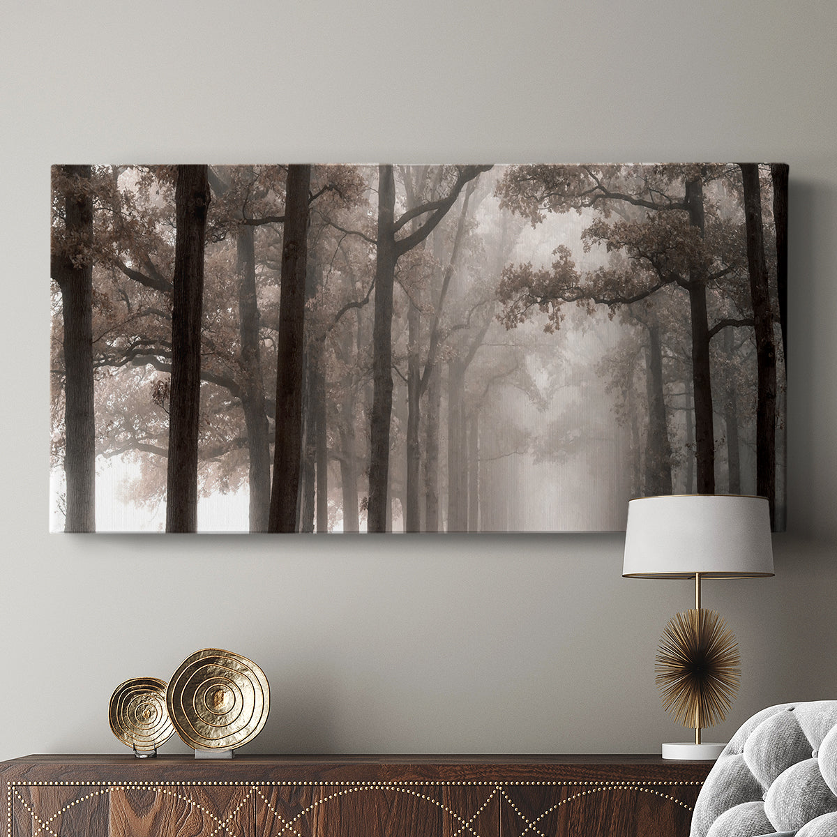 Misty Road - Canvas Art Print
