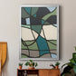 Multicolor Stained Glass I - Modern Framed Canvas Print