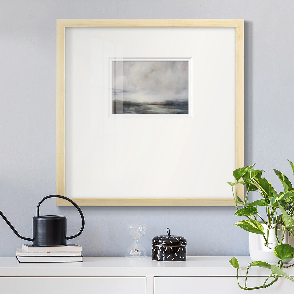 Light Effects VII V1- Premium Framed Print Double Matboard