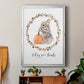 Harvest Home Bunny - Modern Framed Canvas Print