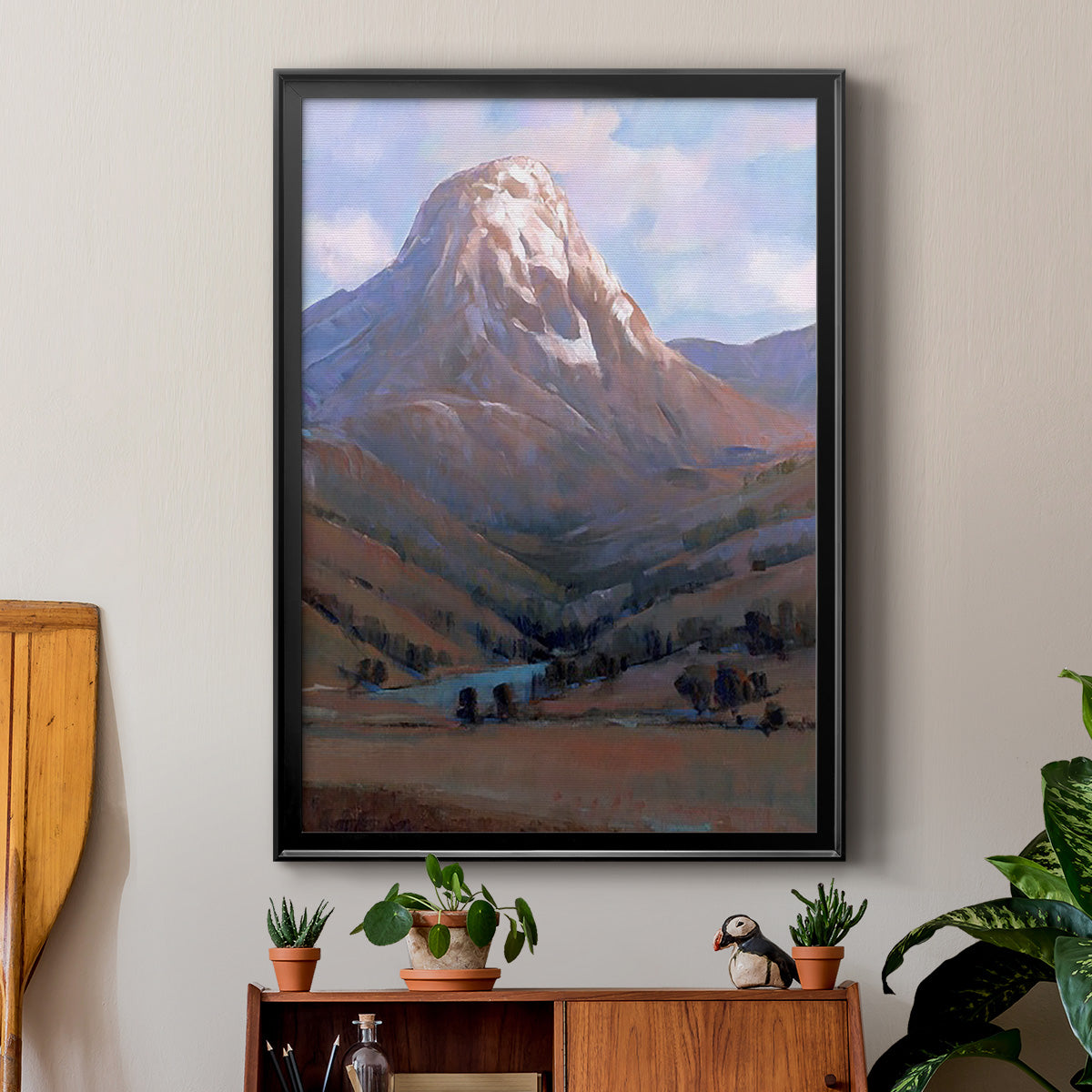 Epic I - Modern Framed Canvas Print