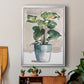 Potted Houseplant II - Modern Framed Canvas Print