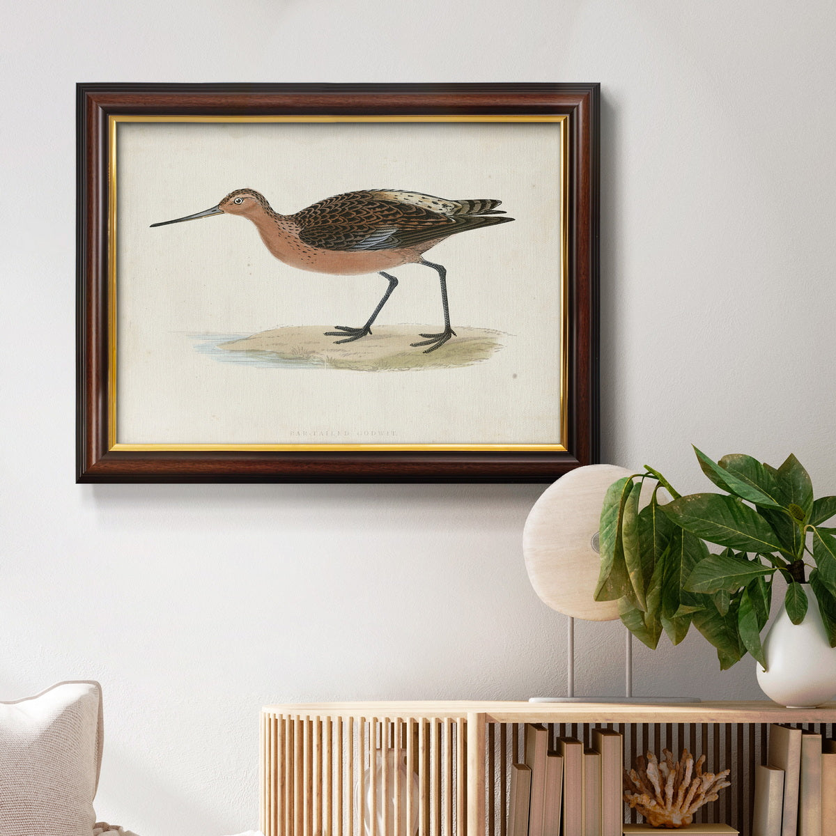 Morris Sandpipers II Premium Framed Canvas- Ready to Hang