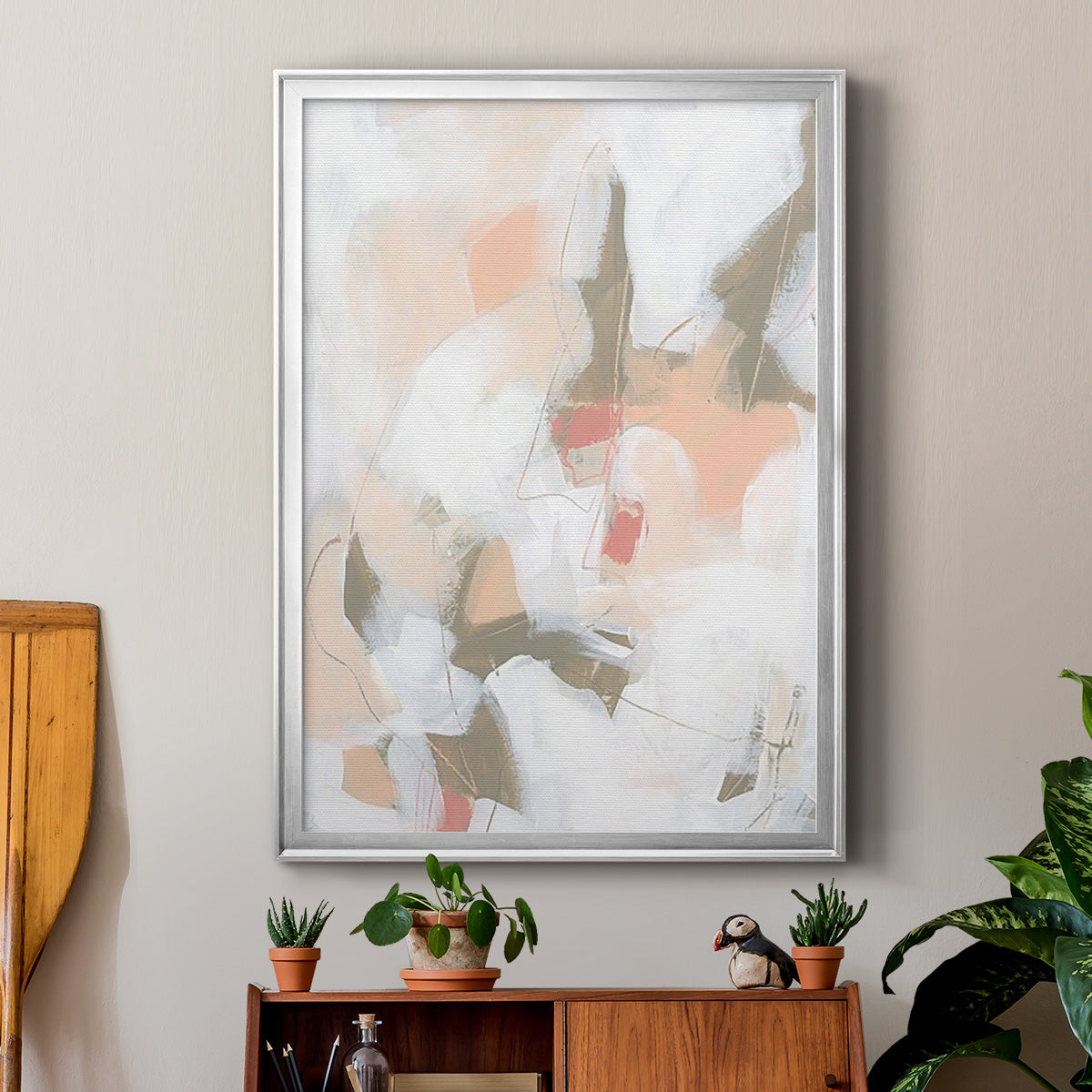 Sand Story I - Modern Framed Canvas Print