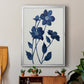 Indigo Bloom II - Modern Framed Canvas Print