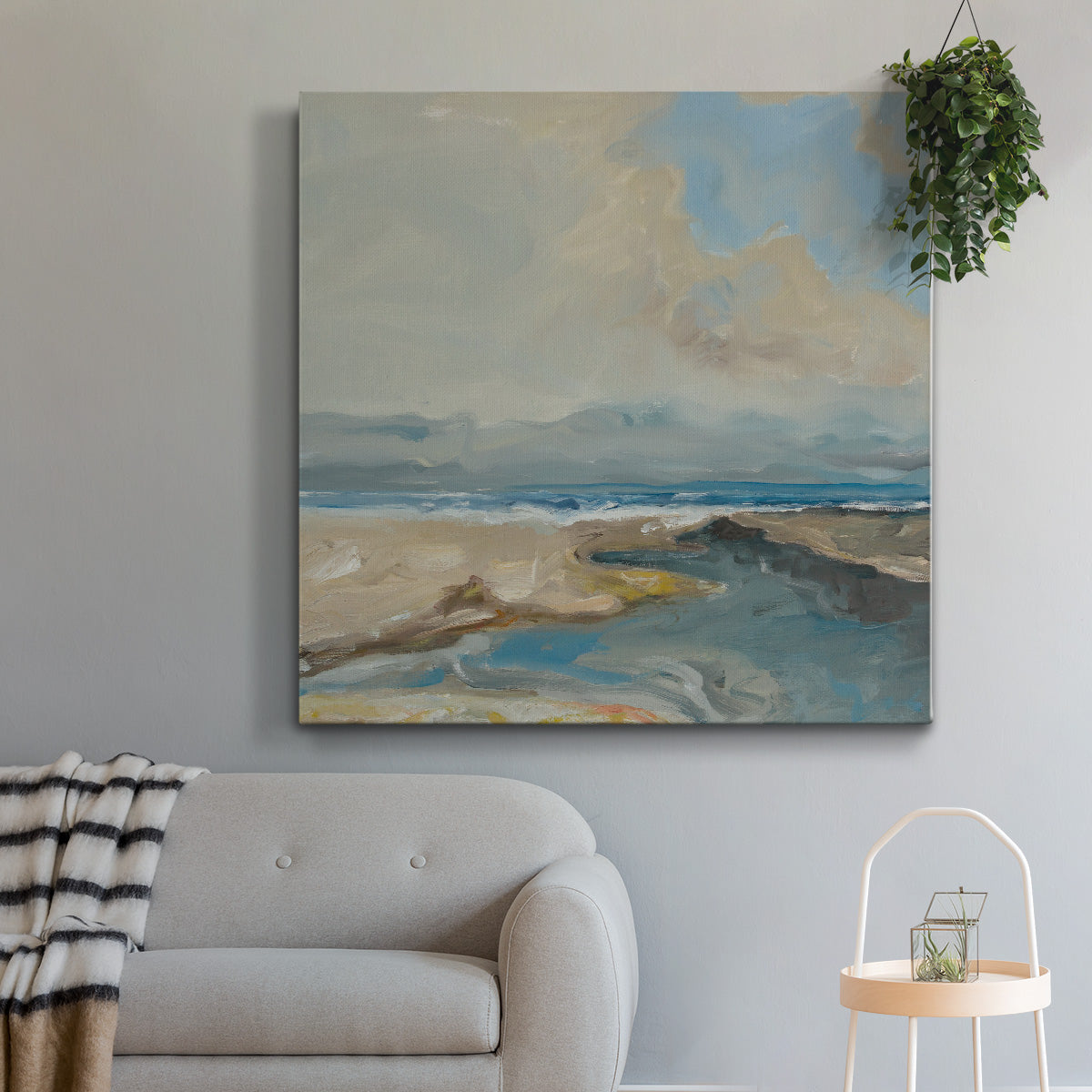 Lincoln Beach -Premium Gallery Wrapped Canvas - Ready to Hang