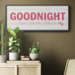Princess Goodnight - Floater Framed Canvas Print