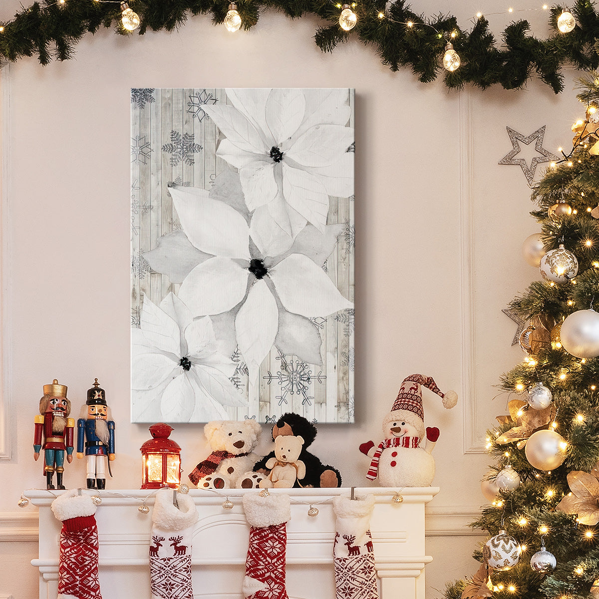 Sophisticated Christmas Collection F - Gallery Wrapped Canvas