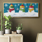 A Frosty Kiss - Floater Framed Canvas Print
