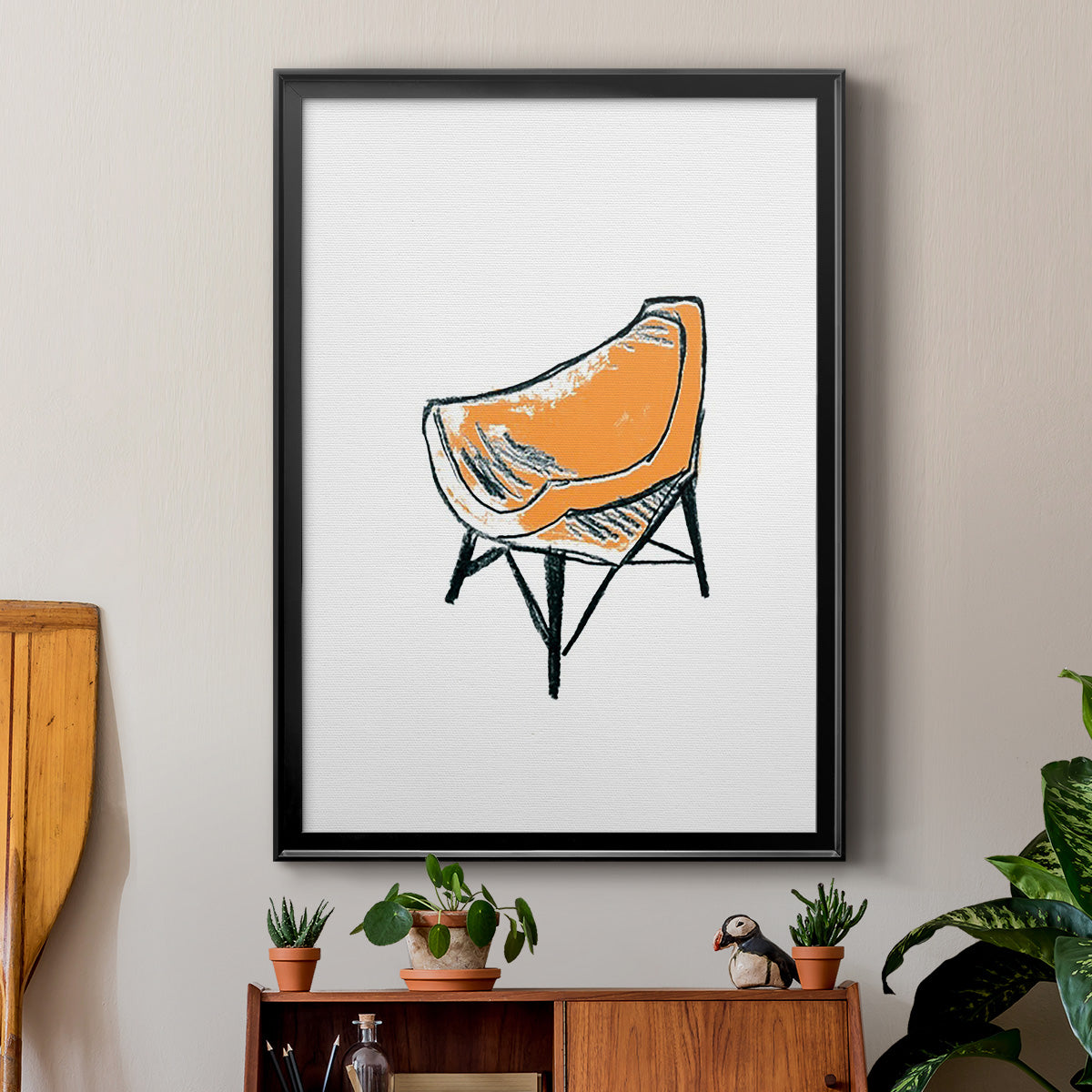 Take a Seat XII - Modern Framed Canvas Print