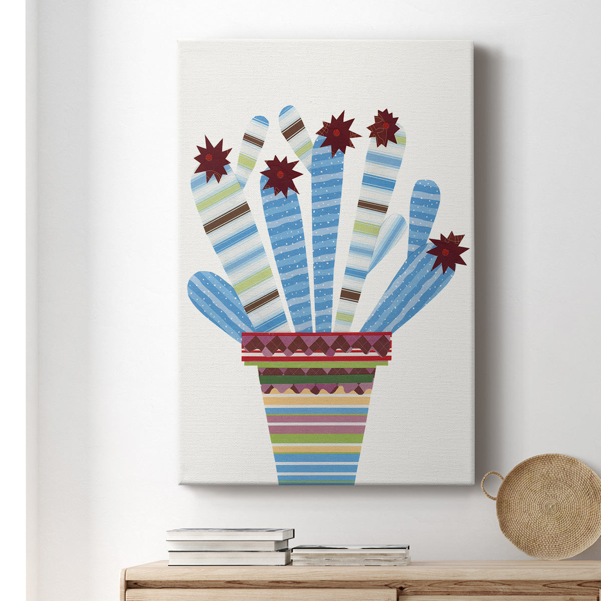 Cheerful Succulent I - Canvas Art Print