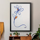 Wobbly Blooms I - Modern Framed Canvas Print