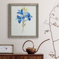 Blue Blossom Botanical III - Premium Canvas Framed in Barnwood - Ready to Hang