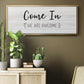Come In - Floater Framed Canvas Print