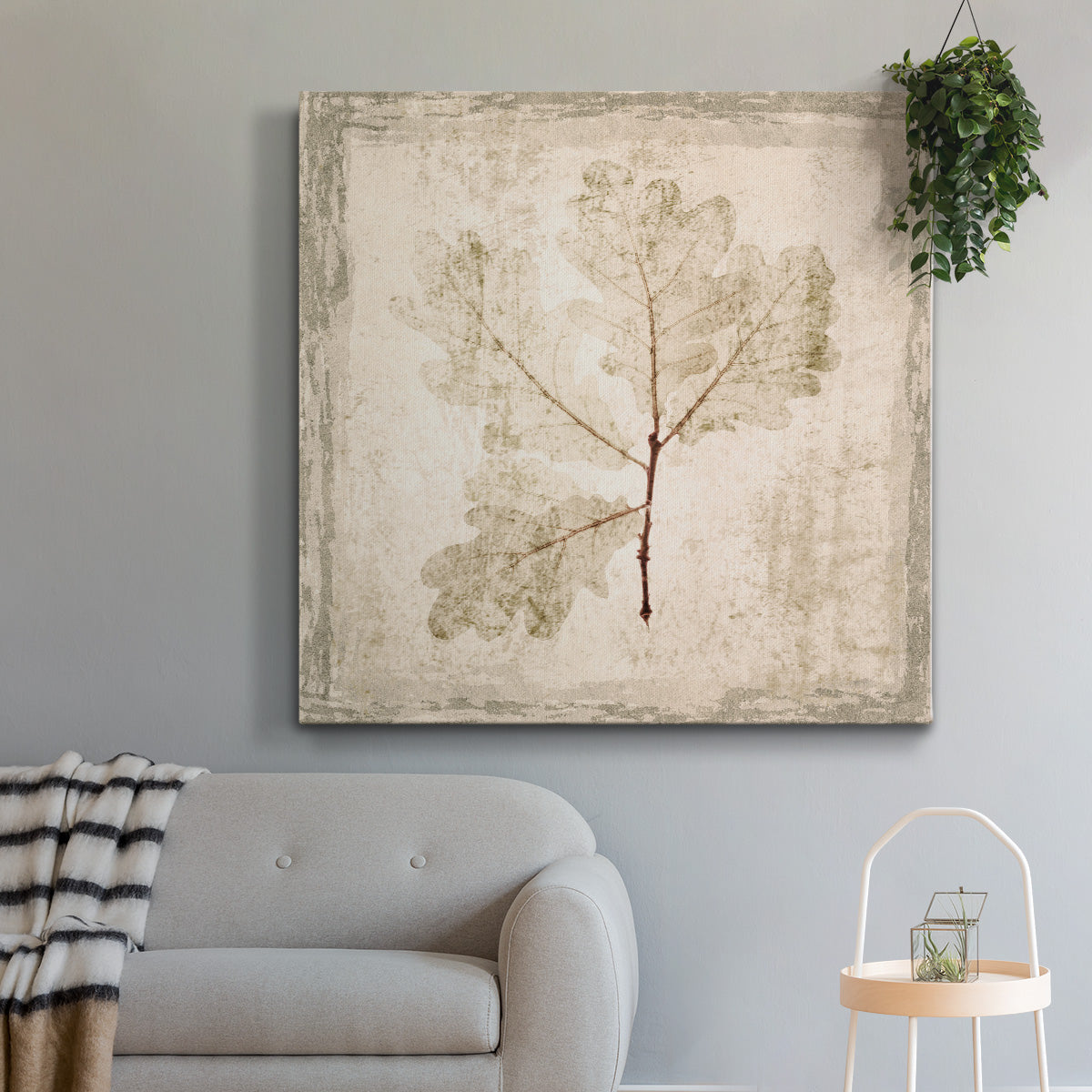 Stone Leaf III - Canvas Art Print