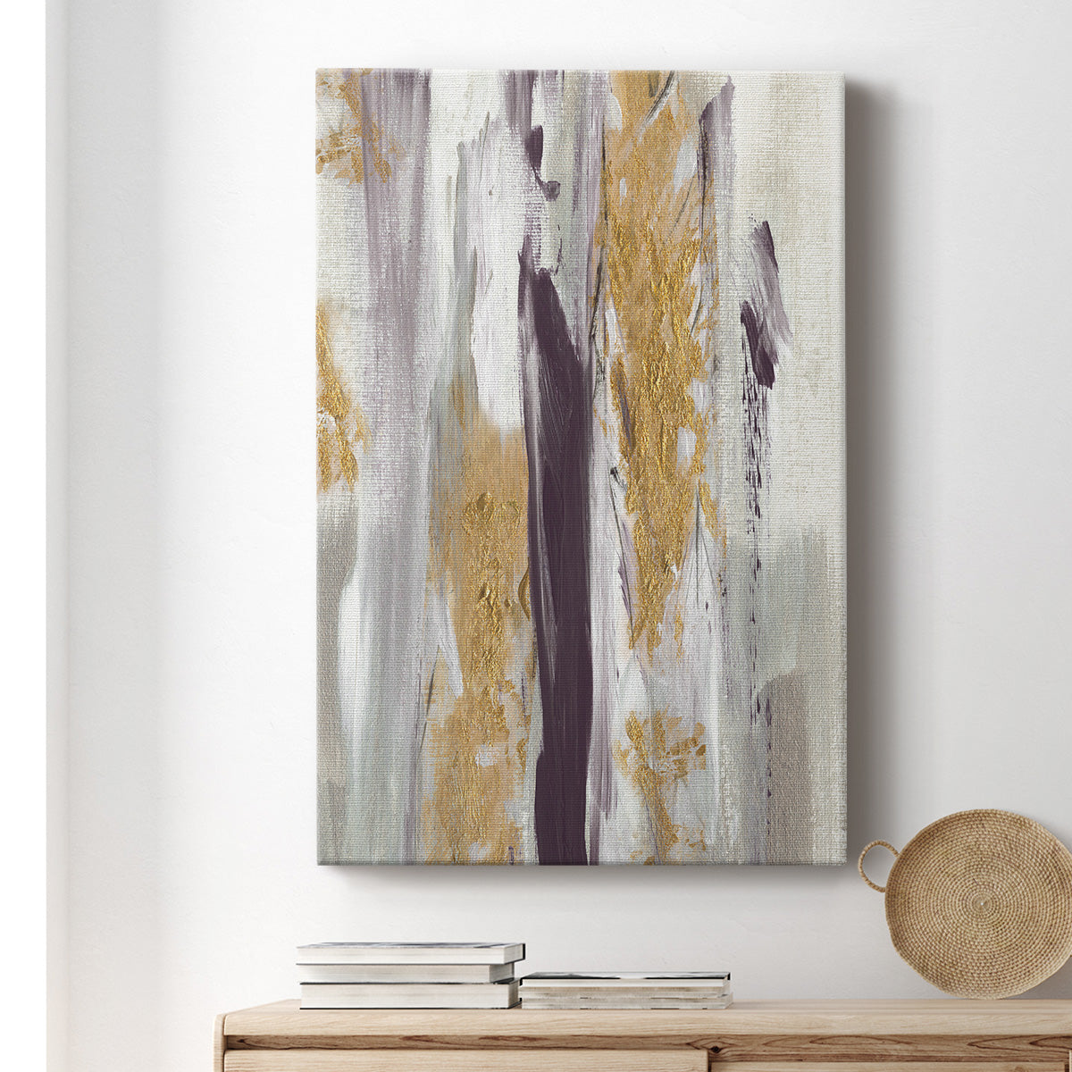 Tumultuous Amethyst II Premium Gallery Wrapped Canvas - Ready to Hang