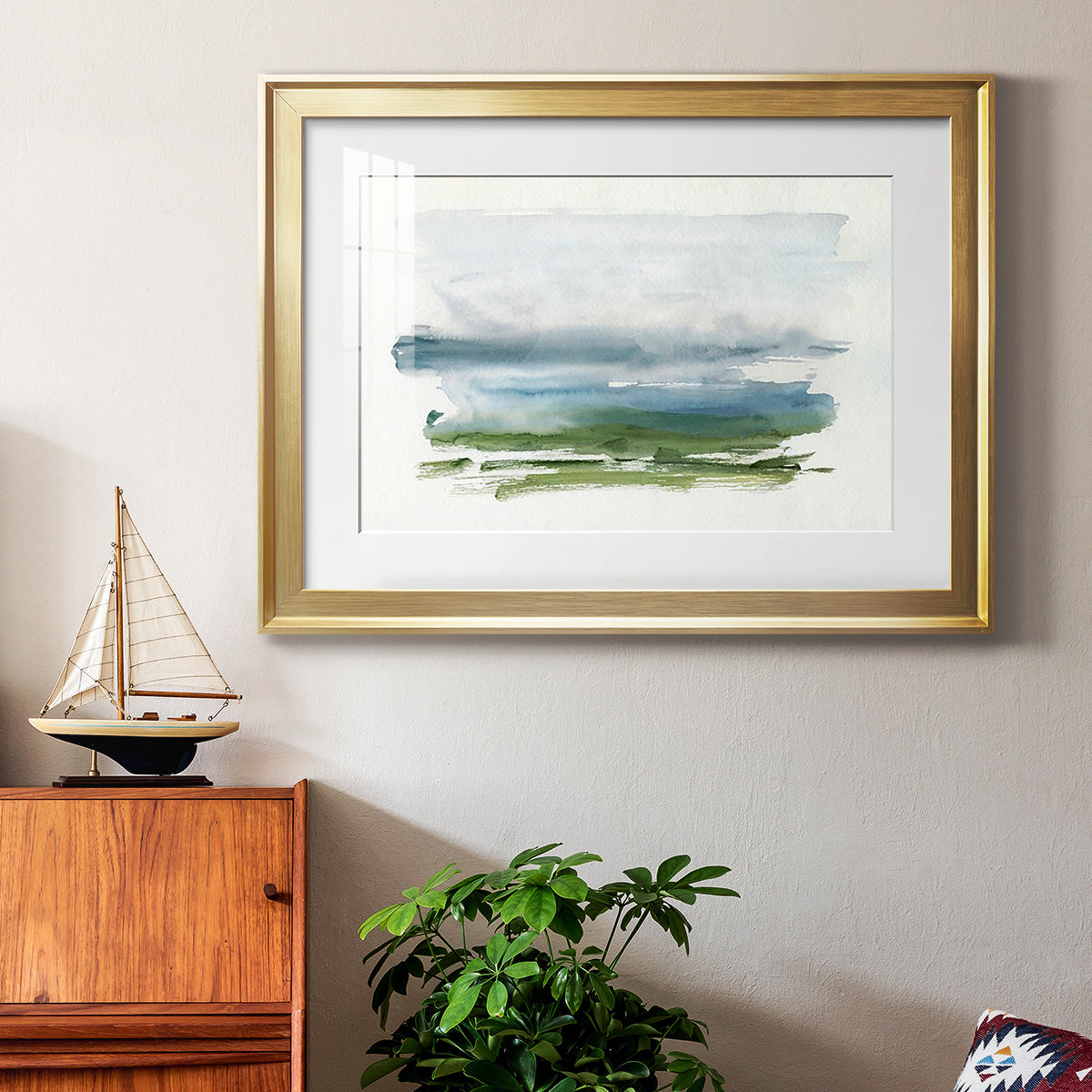 Coastline Splash III Premium Framed Print - Ready to Hang