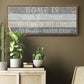 Home Is Where - Floater Framed Canvas Print