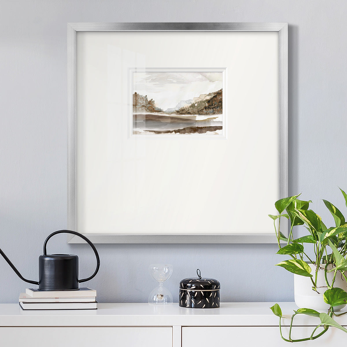 Mountain Time Premium Framed Print Double Matboard