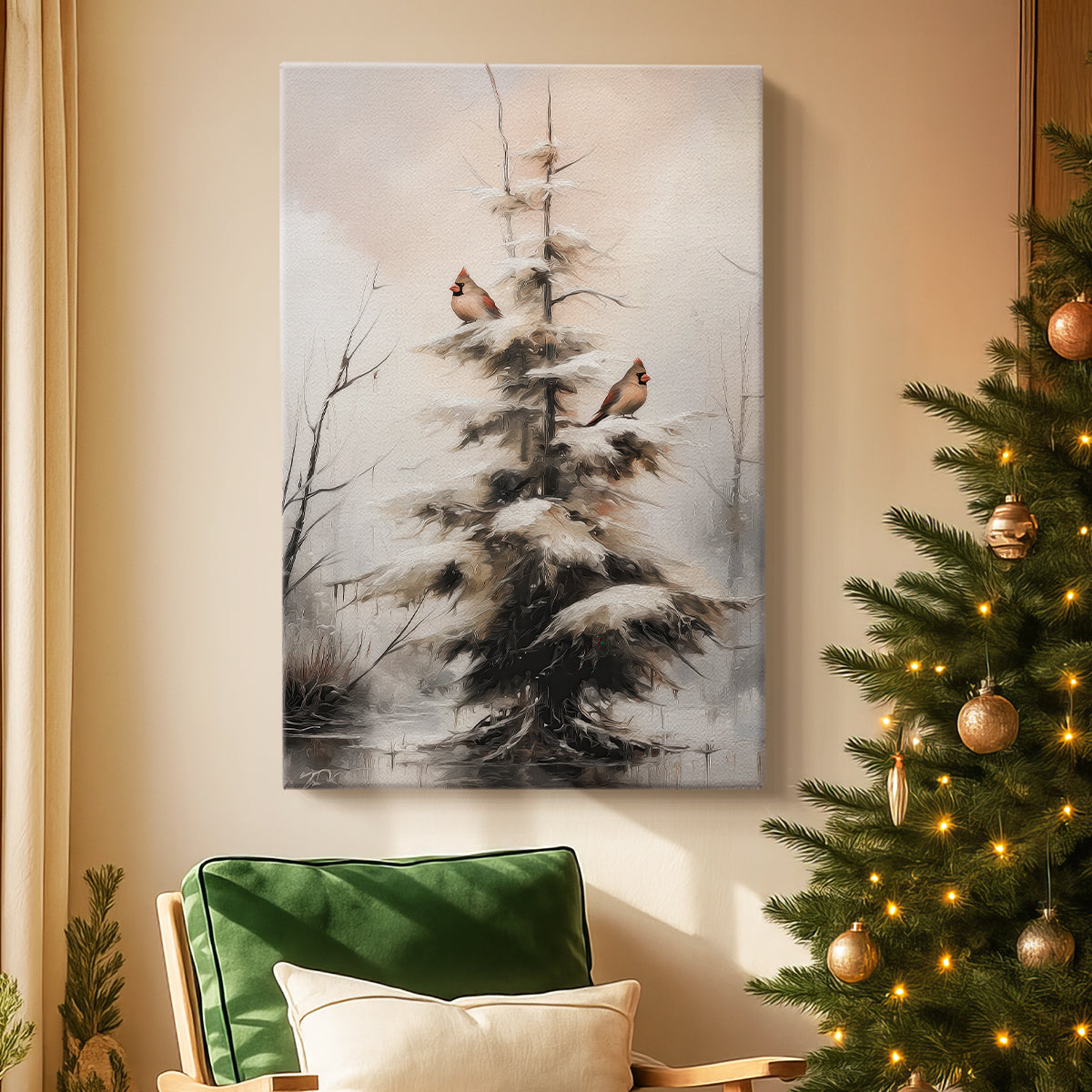 Snowwhite Bells Lane - Canvas Art Print