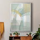 Mint Reflection I - Modern Framed Canvas Print