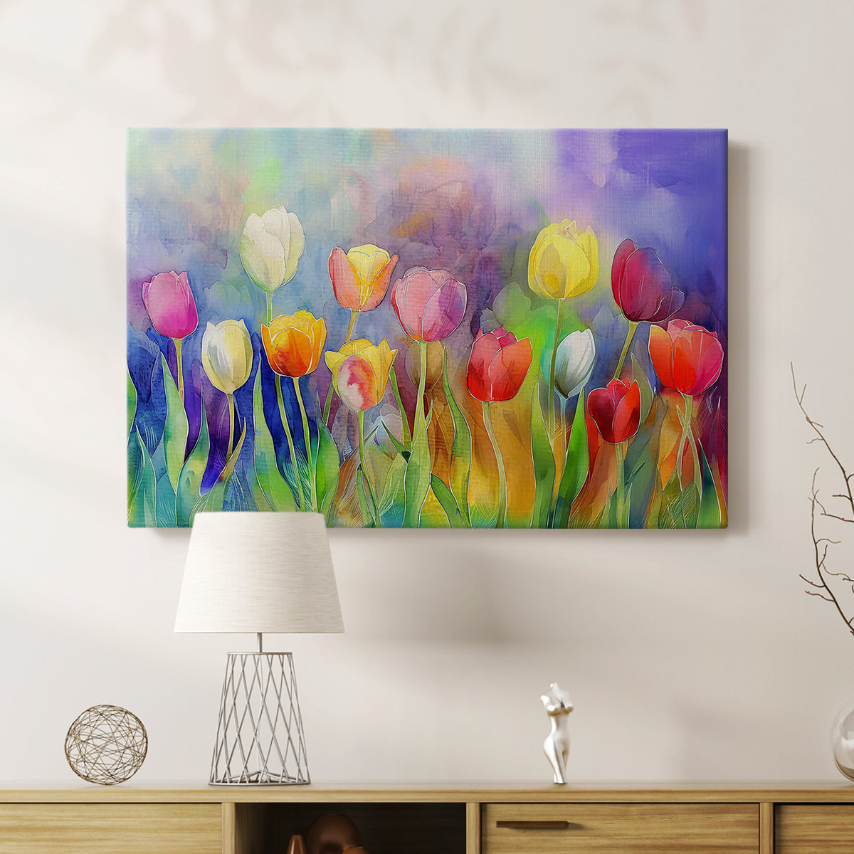 Floral Watercolor XVI - Canvas Art Print